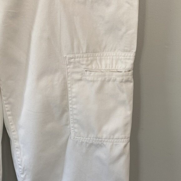 Style & Co Straighten Leg Cargo Cropped Pants Jeans High Rise Utility Cotton - Picture 3 of 12